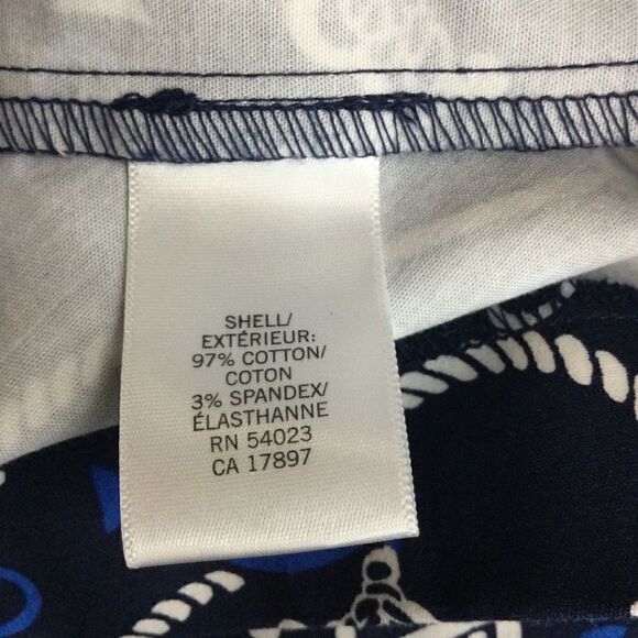 Banana Republic Blue Port Anchor Pencil Skirt - 6 - Picture 9 of 9